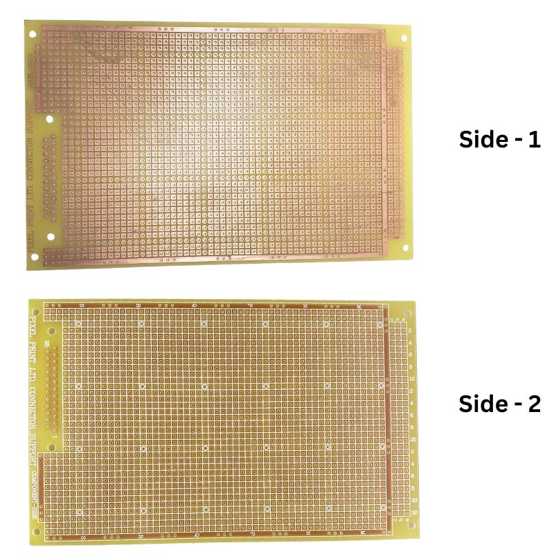 PCB ETCHED SS 3X6IN 1 HOLE PAD PHENOLIC 0.1IN PITCH