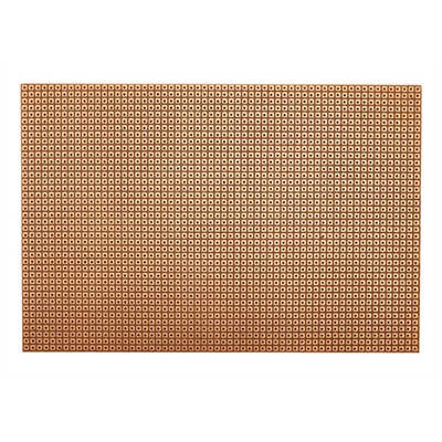 PCB ETCHED SS 4INX8IN 1 HOLE PAD COPPER 0.1IN PITCH