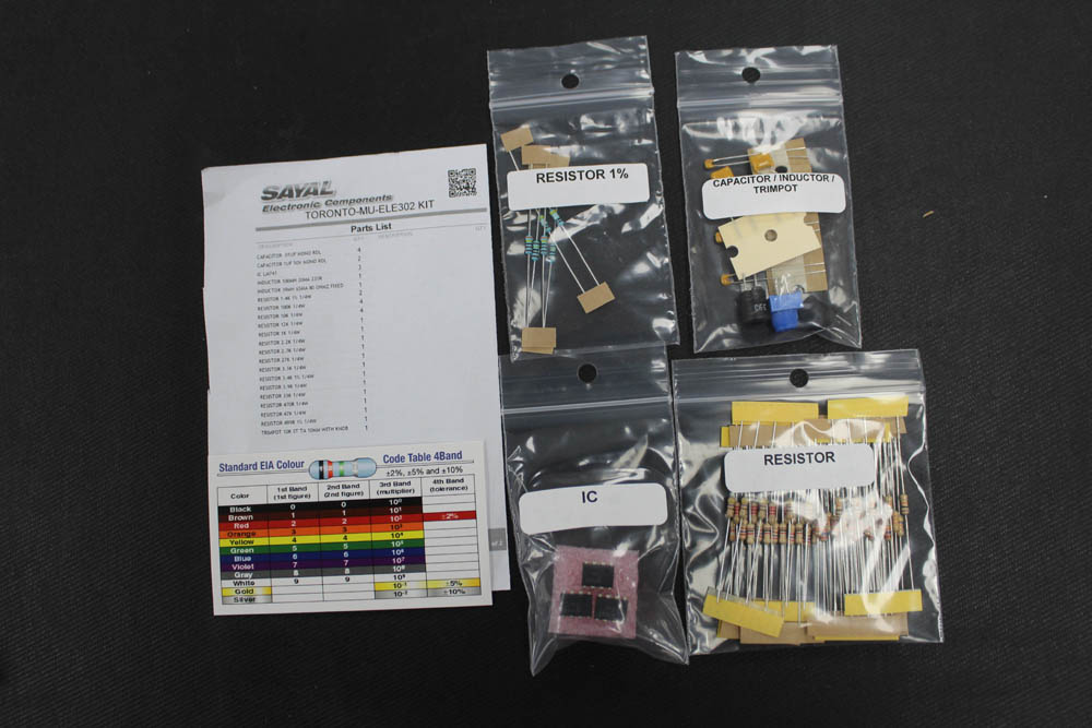 TORONTO METROPOLITAN ELE302 KIT 