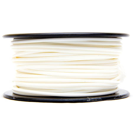 3D FILAMENT PLA WHITE 3MM 0.5KG 1.25IN CENTER HOLE