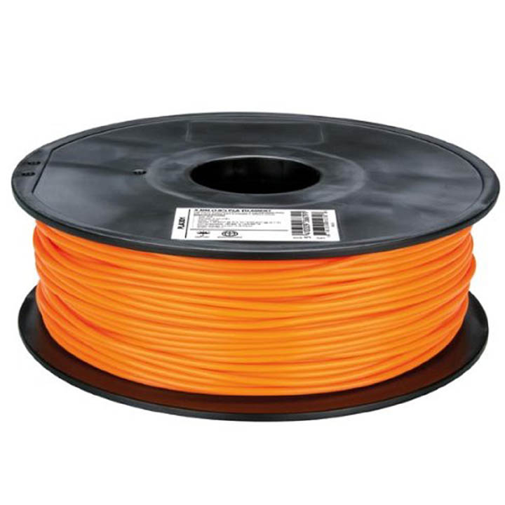 3D FILAMENT PLA ORANGE 3MM 1KG 2IN CENTER HOLE