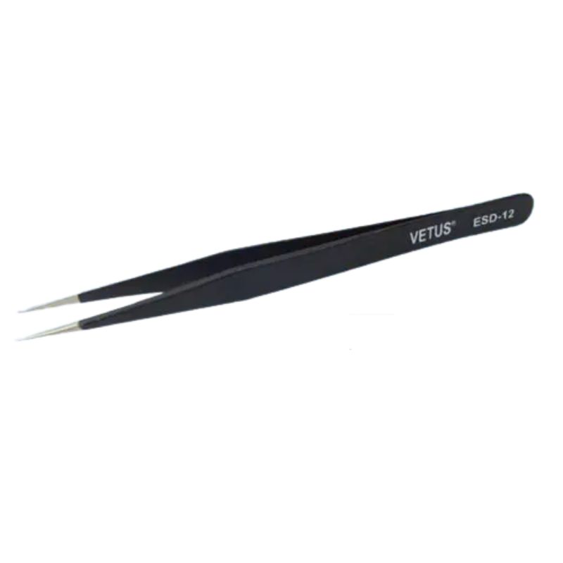 TWEEZER METAL 5.32IN STRAIGHT STAINLESS STEEL