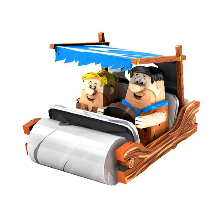 FLINTSTONES CAR METAL EARTH LEGEND