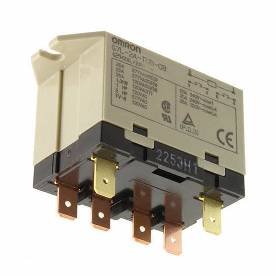 RELAY DC 24V 25A 2P1T 6P STAND ALONE ITEM