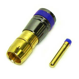 RCA PLUG SNAP & SEAL BLUE GOLD 
