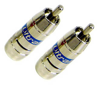 RCA PLUG TWIST ON RG6 BLUE 
