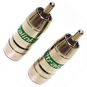 RCA PLUG TWIST ON RG6 GREEN 