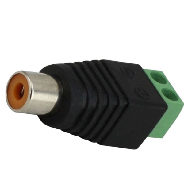 RCA JACK TO 2P SCREW TERMINAL 
