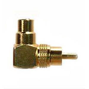 ADAPTER RCA PLUG-JACK RA GOLD 