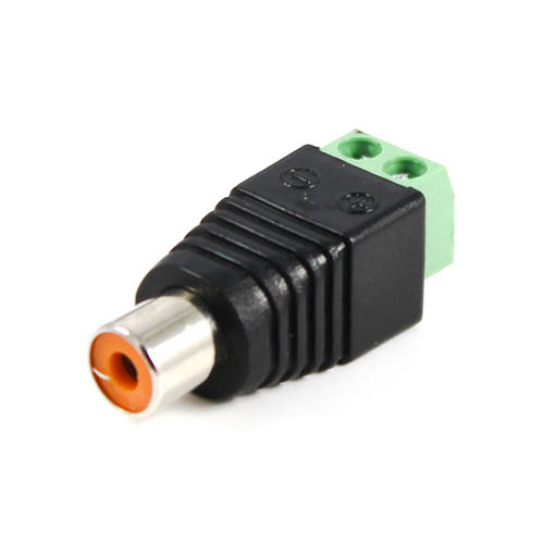 RCA JACK TO 2P SCREW TERMINAL 