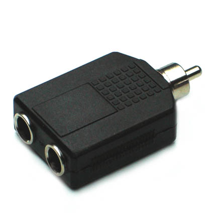 AUDIO ADAPT 6.3MONOJKX2-RCAPL 