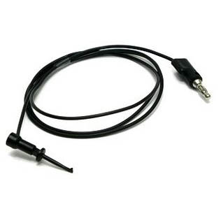 BANANA PLUG TO GRABBER CLIP 24INCH LONG