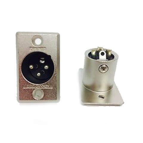 XLR 3PL CHASIS MOUNT TIN SOLDER 