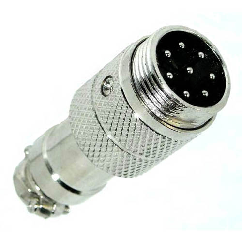 MICROPHONE 8M INLINE JACK METAL 