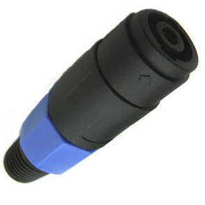 SPEAKON JACK INLINE 4PINS 