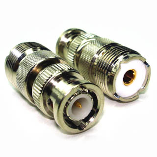 BNC ADAPTER PLUG-UHF JACK 