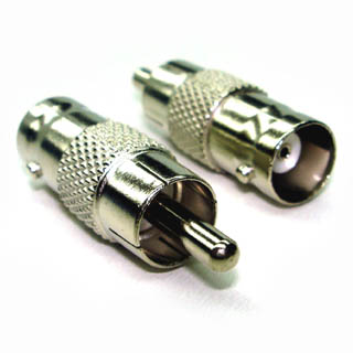 BNC ADAPTER JACK-RCA PLUG 