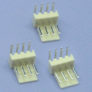 MOLEX HDR 2.5MM 4P W/RAMP PCRA 
