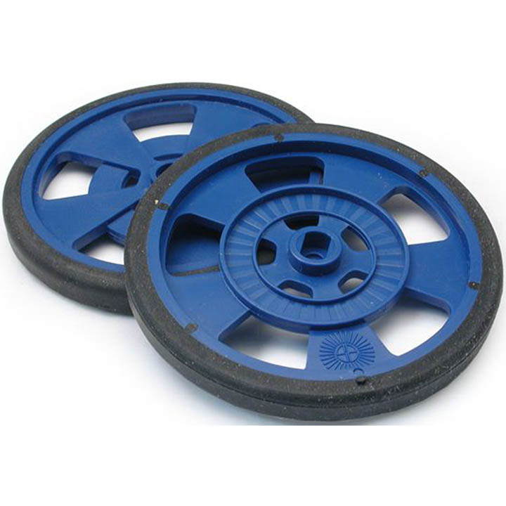 WHEEL PLASTIC 69MM DIA BLUE 7.62MM WIDE