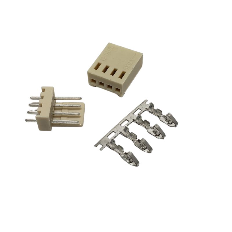 MOLEX KIT POLARIZED 4P 2.54MM 3A 250V HEADER & SOCKET WITH PINS