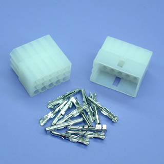 MOLEX KIT 15POS 3X5 1SET .093IN PLUG & RECEPT. W/PINS 7.5A@25V
