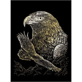 GOLD ENGRAVING EAGLES 