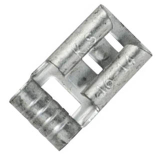 QUICK CONN FEM UNINS 0.250IN RA 12-10AWG 6.35X0.8MM