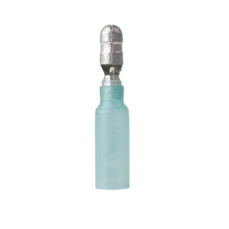 BULLET MALE BLU 0.197IN 16-14AWG 5MM HEAT SHRINK