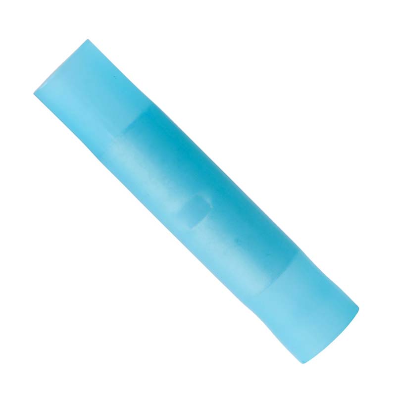 BUTT CONN BLU 16-14AWG NYLON 