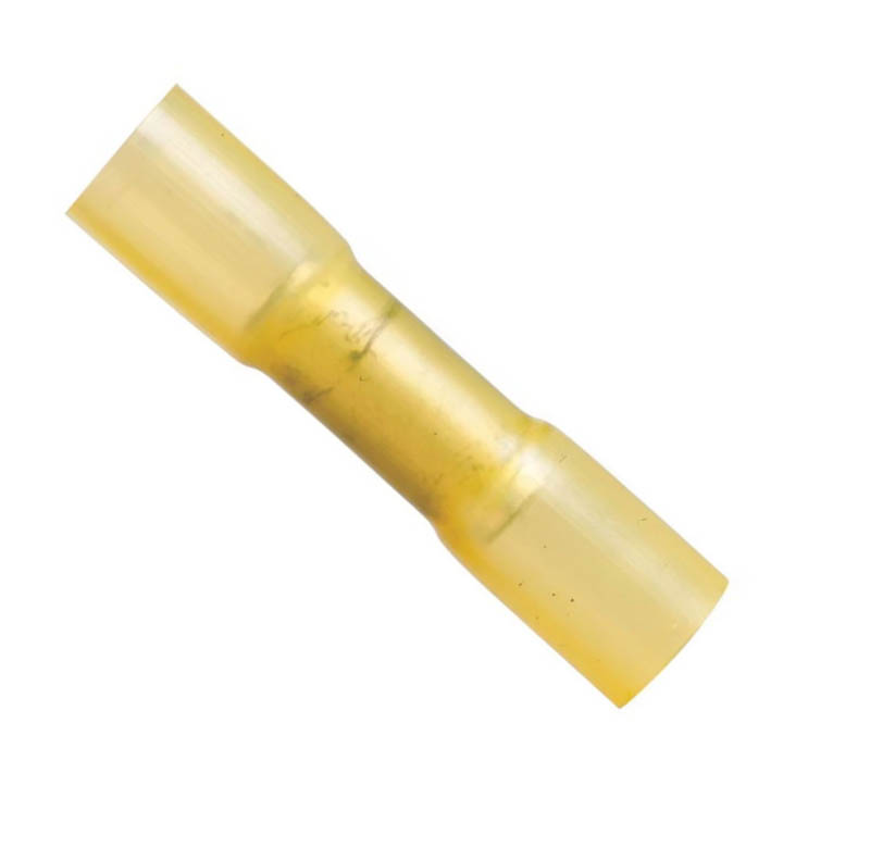 BUTT CONN YEL 12-10AWG  - 1000 Pcs/Pkg