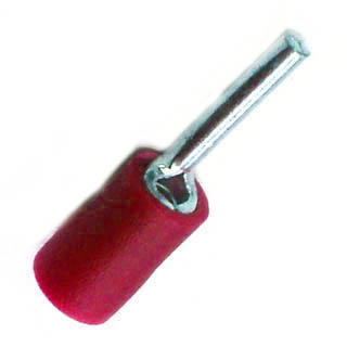 PIN TERMINAL RED 22-18AWG 