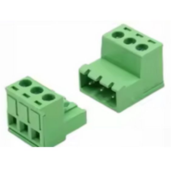 TERM BLOCK 3P FEM/MALE RA 5.08MM PLUGGABLE SET