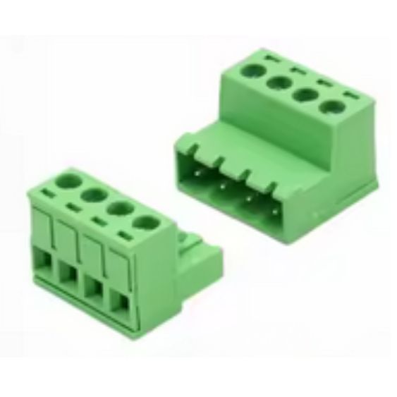 TERM BLOCK 4P FEM/MALE RA 5.08MM PLUGGABLE SET