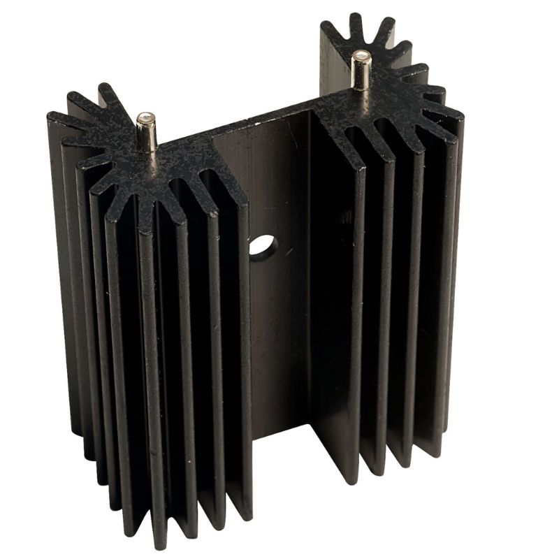 HEATSINK TRANS 65X40X25MM BLACK FOR TO-218/247