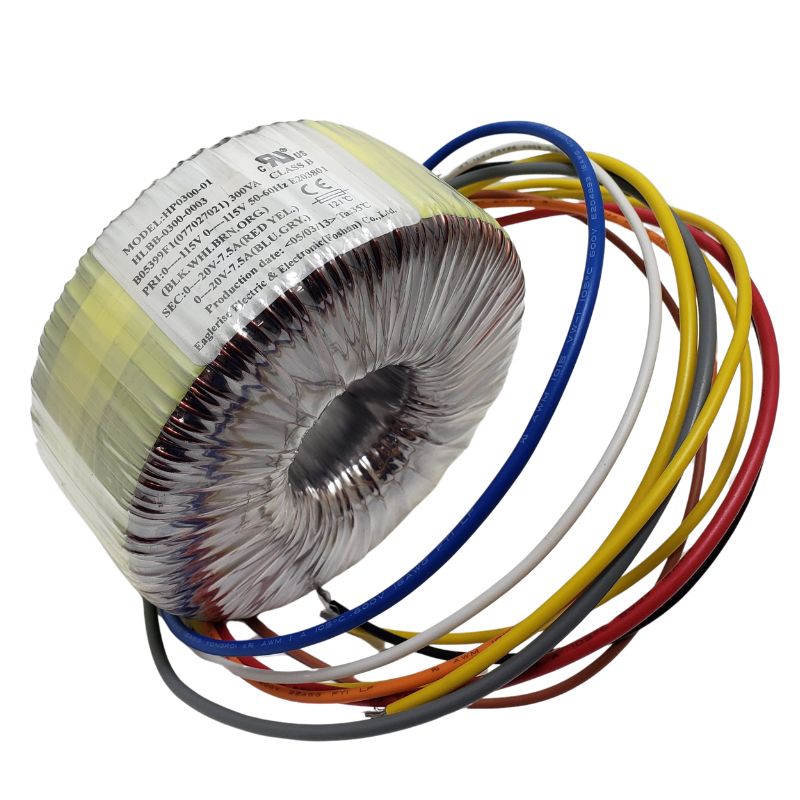 TXFR TOROIDAL 300VA 2X 0-115VAC 2X 0-20VAC 7.5A