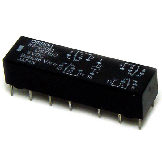 RELAY DC 5V 4P2T 2A 14P PC 