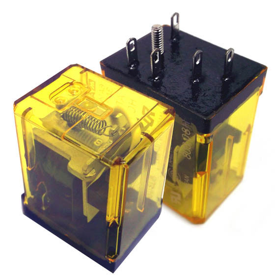 RELAY DC 24V 1P2T 6A 5P SOLDER PLUG-IN 6A/125VAC/250VAC