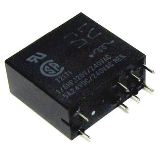 RELAY DC 24V 2P2T 5A 8P PCMT 5A/250VAC 30VDC