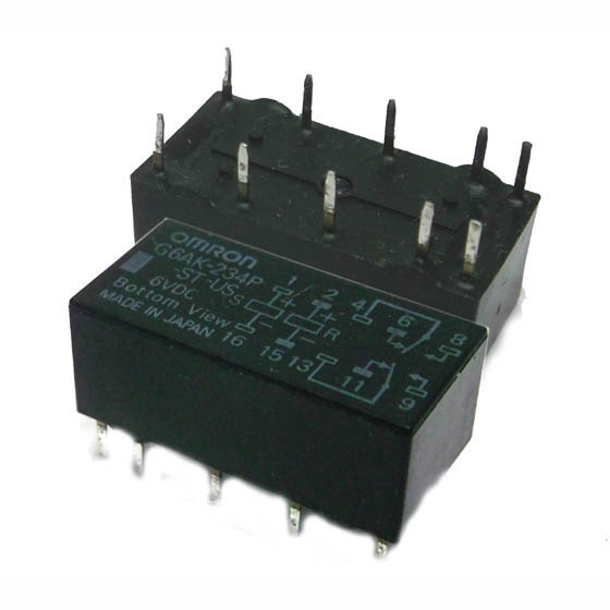 RELAY DC LATCH 6V 2P2T .6A PCMT 1A/30VDC .6A/110VDC