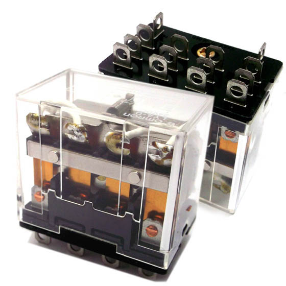 RELAY AC 24V 10A 4P2T 14P PLUGIN 10A/240VAC/28VDC