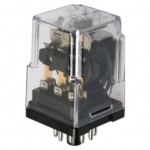 RELAY AC 120V 3P2T 10A 11P RND 10A/120VAC 6A/250VAC