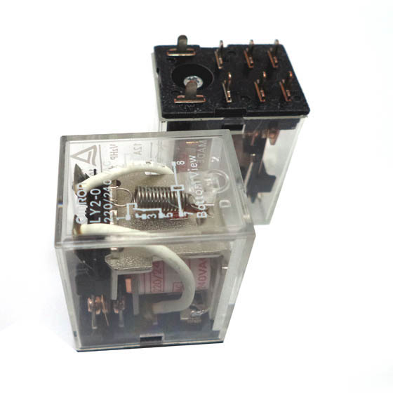 RELAY AC 220/240V 2P2T 10A 8P PCMT 10A/120VAC/220VAC