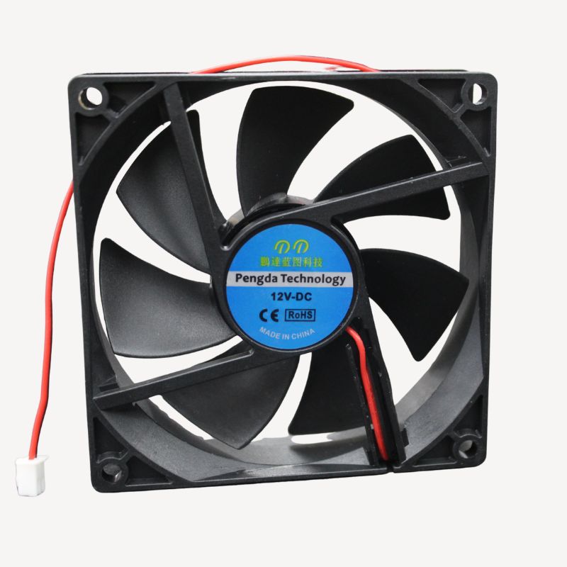FAN DC 12V 3.5X 1IN W/WIRES 