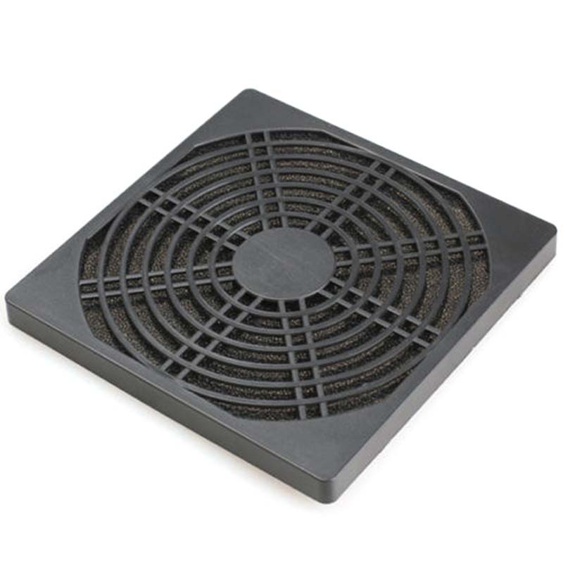 FAN GUARD 4.7IN PLAST FILTER BLK 