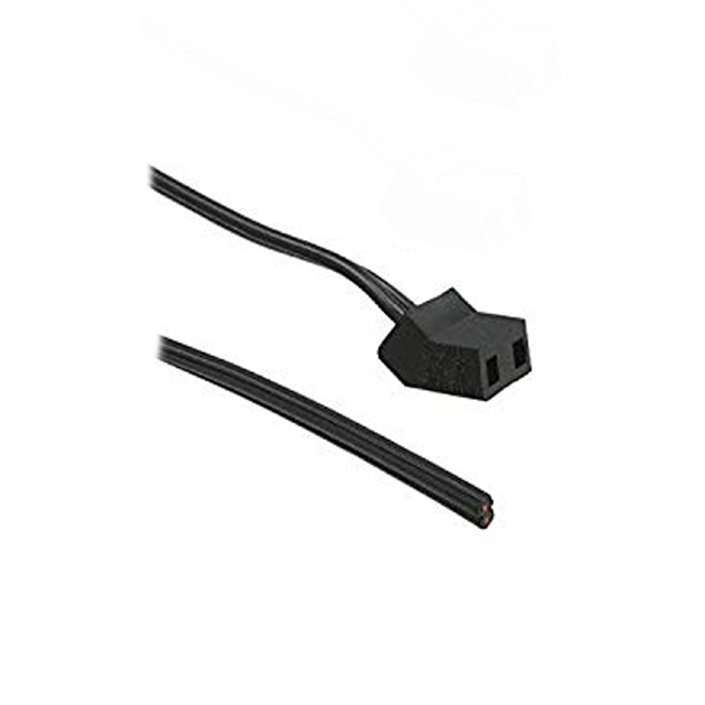 FAN CORD 2C 18AWG 24IN NO PLUG 