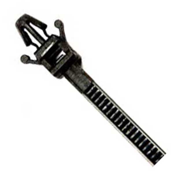 CABLE TIE PUSH MOUNT BLK UV 7.5IN 60LB WIDTH 2MM