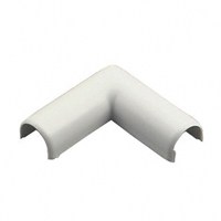 RACEWAY SIDE ELBOW ROUND 0.5IN WHITE