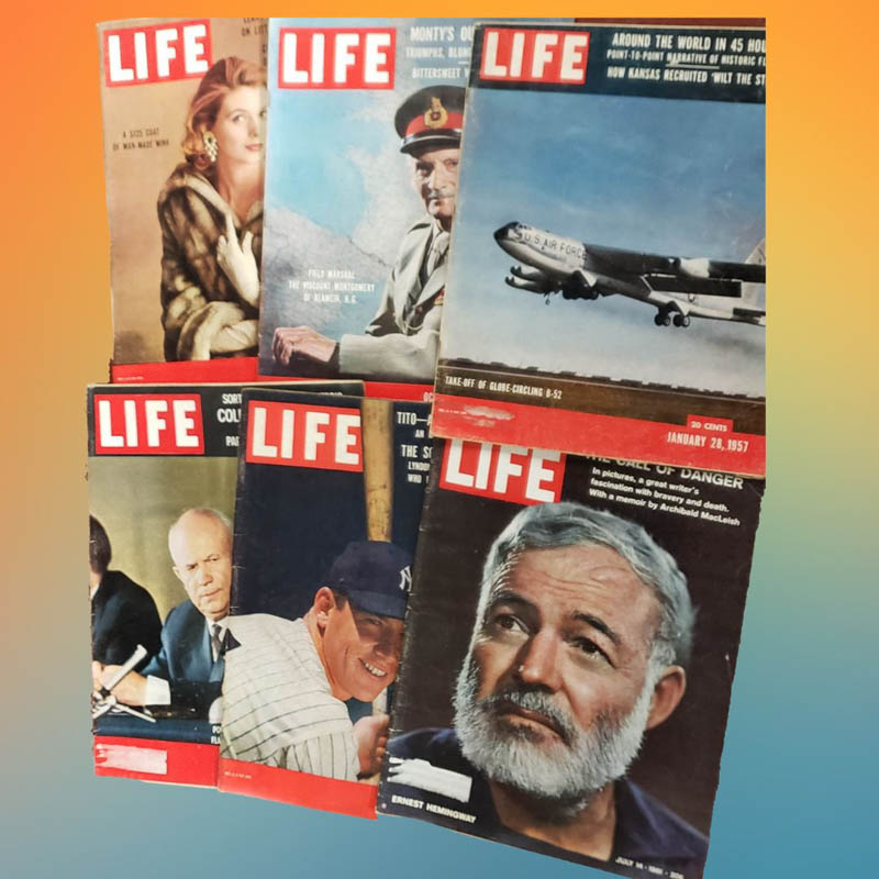 LIFE MAGAZINE ASSORTED 1955-1961