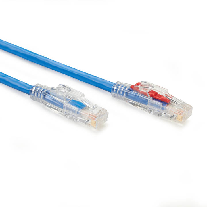 PATCH CORD CAT5E BLU 7FT LOCKABLE CABLE