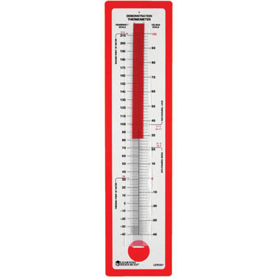 THERMOMETER -40 TO 100C MODEL 5 3/4INX24IN CELSIUS/FAHRENHEIT